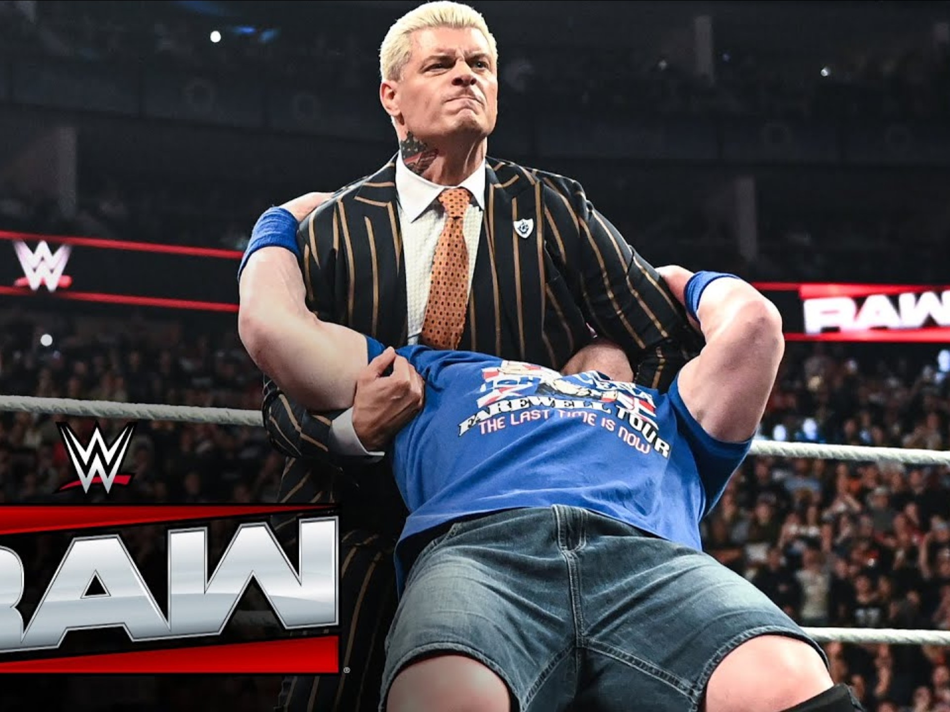 【WWE RAW 4/1】最大胆的一集！塞纳大尺度打破禁忌！两人动手了！