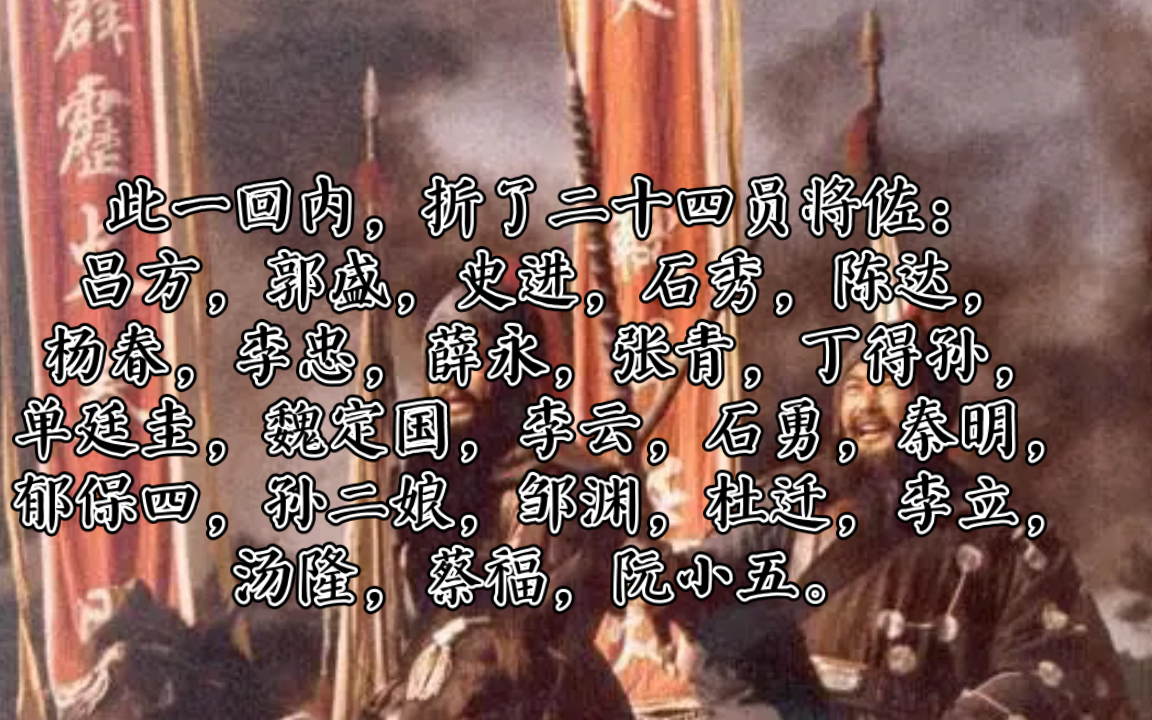 【水浒传】第九十八回 卢俊义大战昱岭关 宋公明智取清溪洞哔哩哔哩bilibili