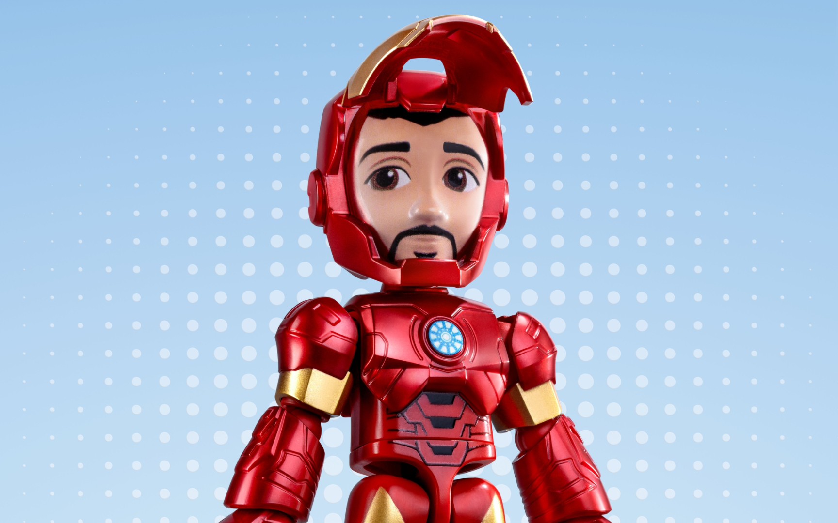 布鲁可钢铁侠积木人资料公开,可开面罩!