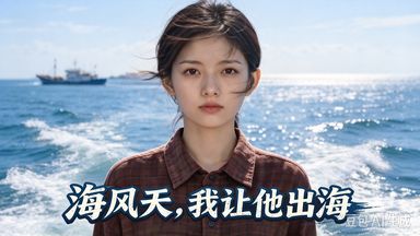 《台风天，我让他出海》一口气看结局，AI短剧