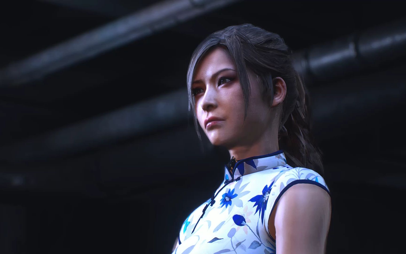 生化危机2重置版 ada艾达王旗袍马尾发型效果展示(二)