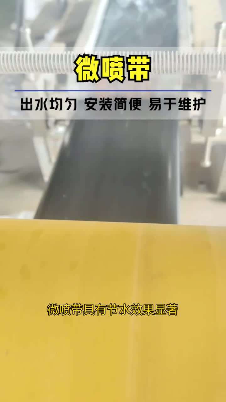 微喷带使用视频,＂辰霖主带滴灌品质好,结实耐用,为农业发展保驾护航.＂产品支持定制,快快与我联系吧 #辽宁喷灌带操作方法 #宁夏喷灌带批发 #福...