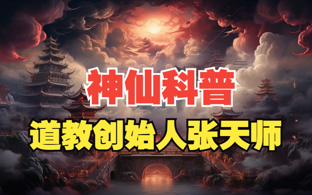 【神仙志】农历正月十五,恭贺道教创始人张天师诞辰哔哩哔哩bilibili