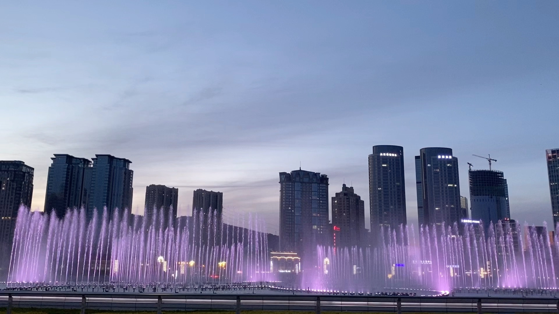 星海广场音乐喷泉