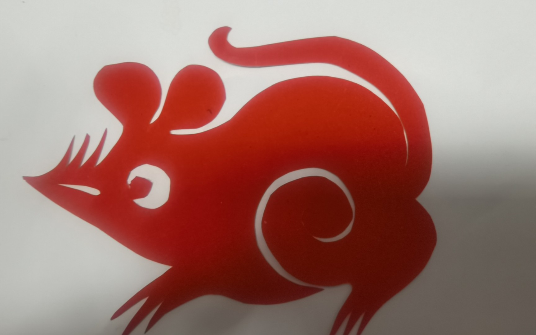 剪纸妈妈带沉浸式剪十二生肖～老鼠(不吹不黑,包教包会)妈妈精益求精