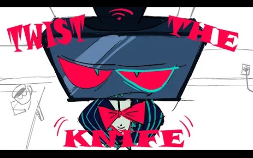 【地狱客栈/hazbin hotel】twist the knife - radiostatic animatic