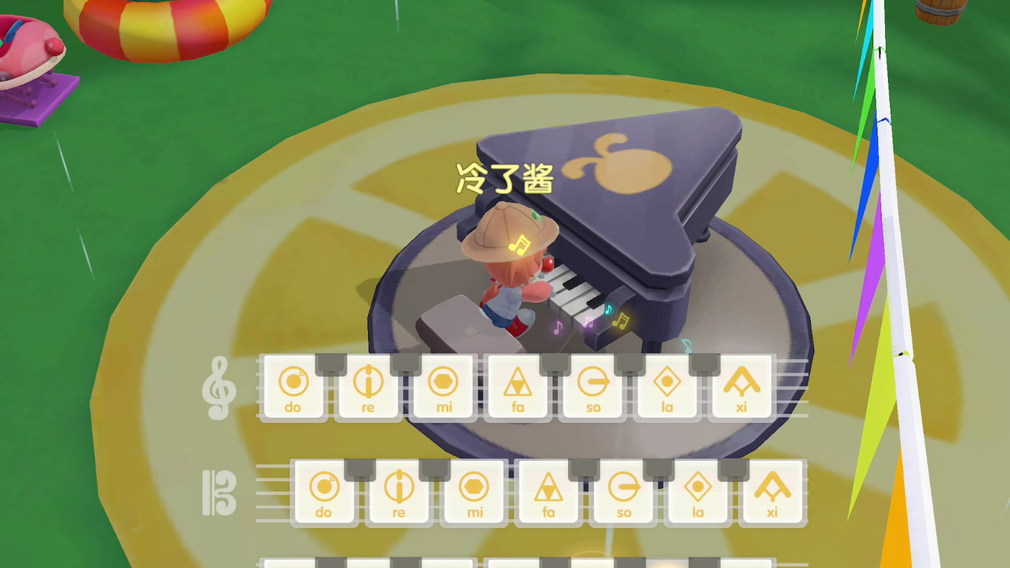 弹钢琴_摩尔庄园