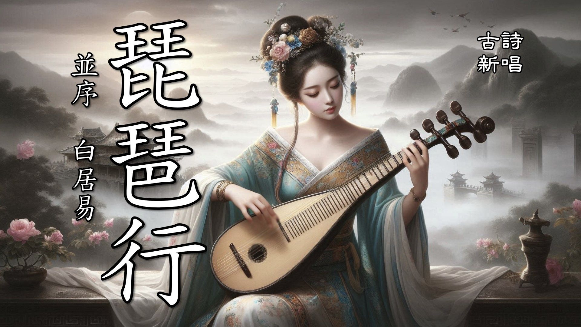 𐟎𕠧™𝥱…易【琵琶行】并序歌曲完整版 [非戏曲] 吐字清晰,适合学习背诵 / 全程琵琶演奏 动态声波 / 同是天涯沦落人,相逢何必曾相识 #琵琶行 #古诗新唱...