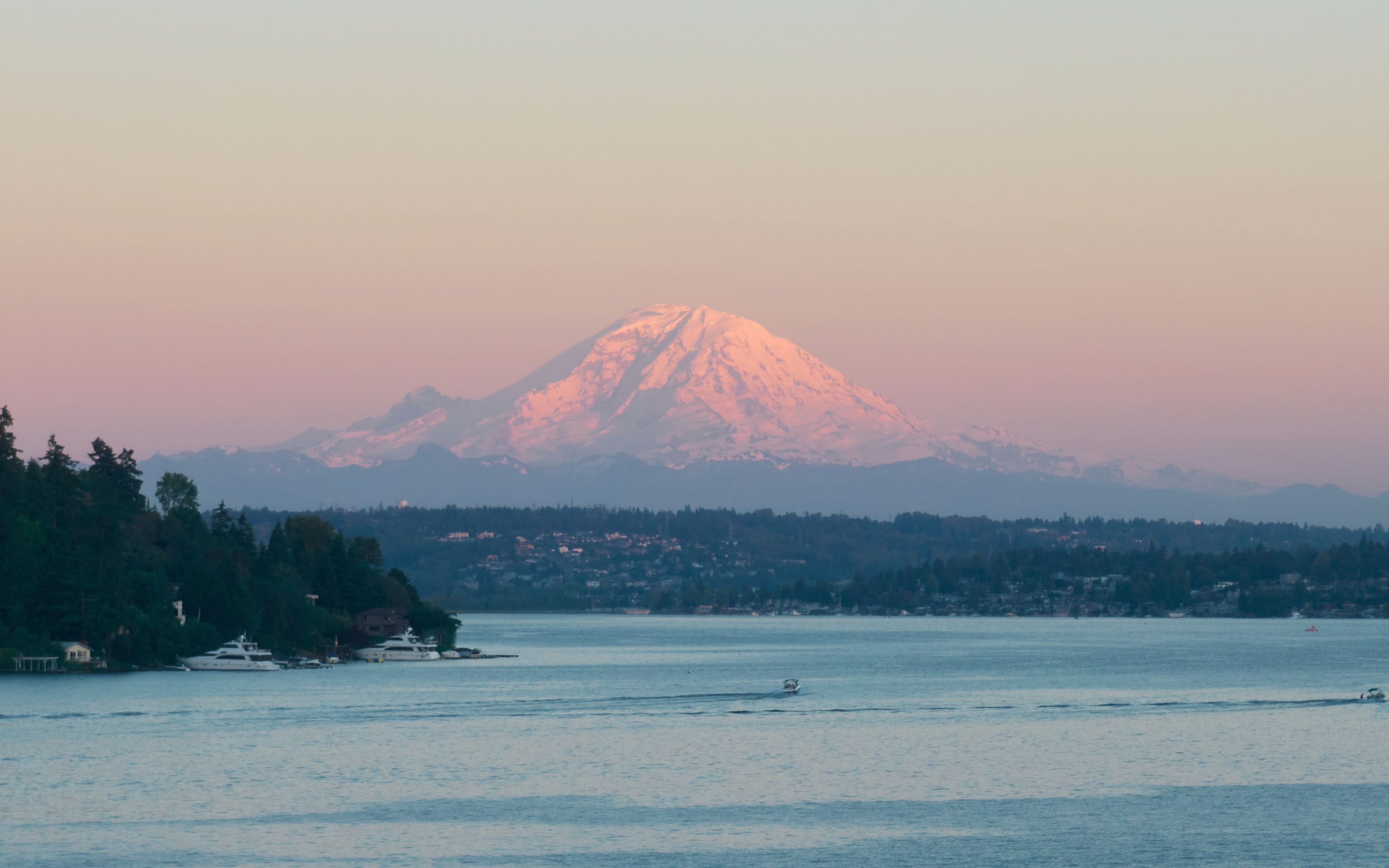 【hdr】雷尼尔雪山日落