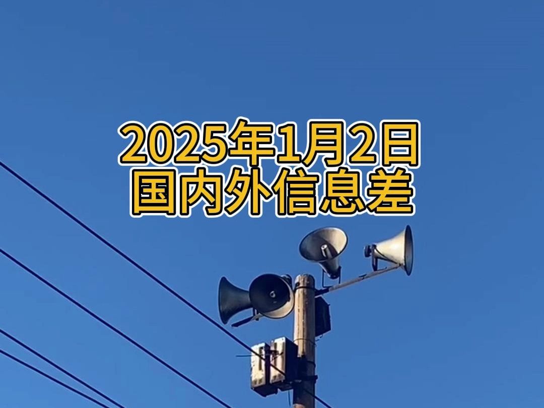 2025年1月2日信息差哔哩哔哩bilibili