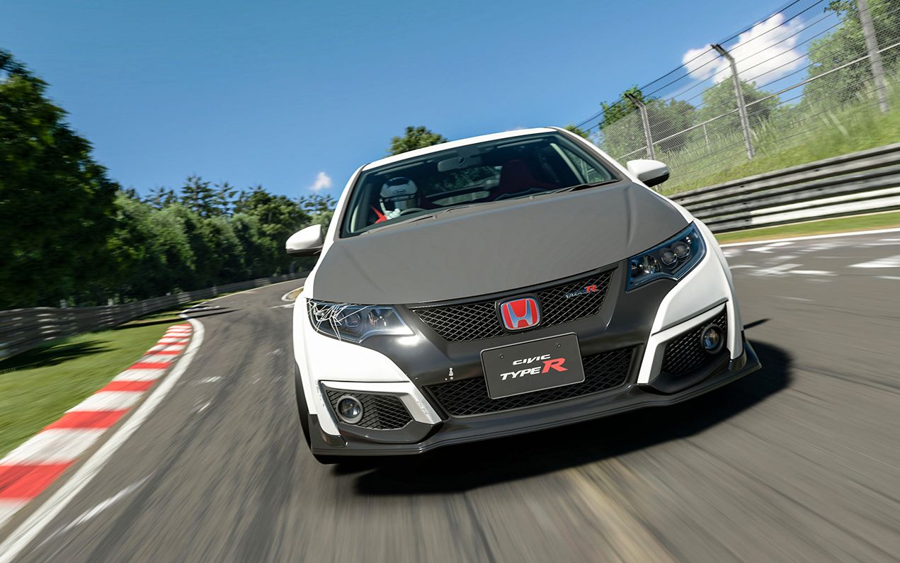 【女司机系列】gran turismo sport(gts)纽北 本田思域 7:16:434