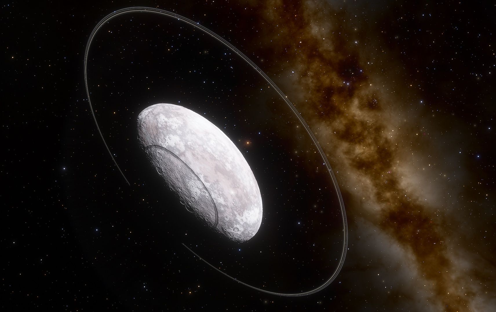 [超时空旅行]带环的妊神星②[spaceengine]