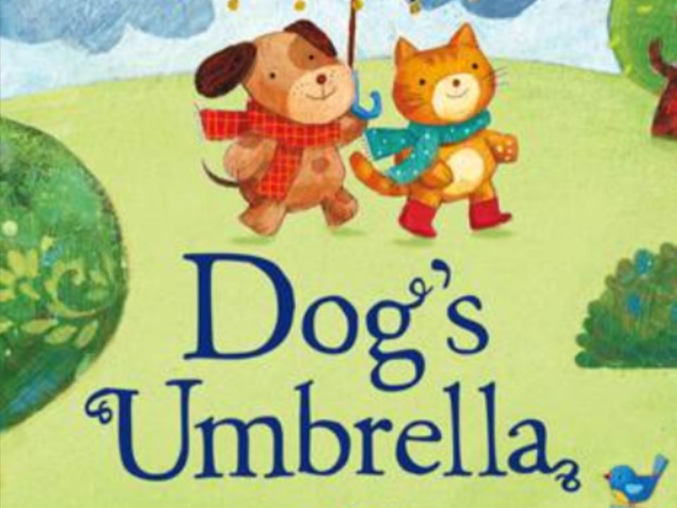 [图]【英语】《小狗的雨伞 Dog's Umbrella》儿童英语绘本故事