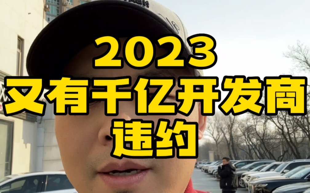 2023又有千亿开发商违约哔哩哔哩bilibili