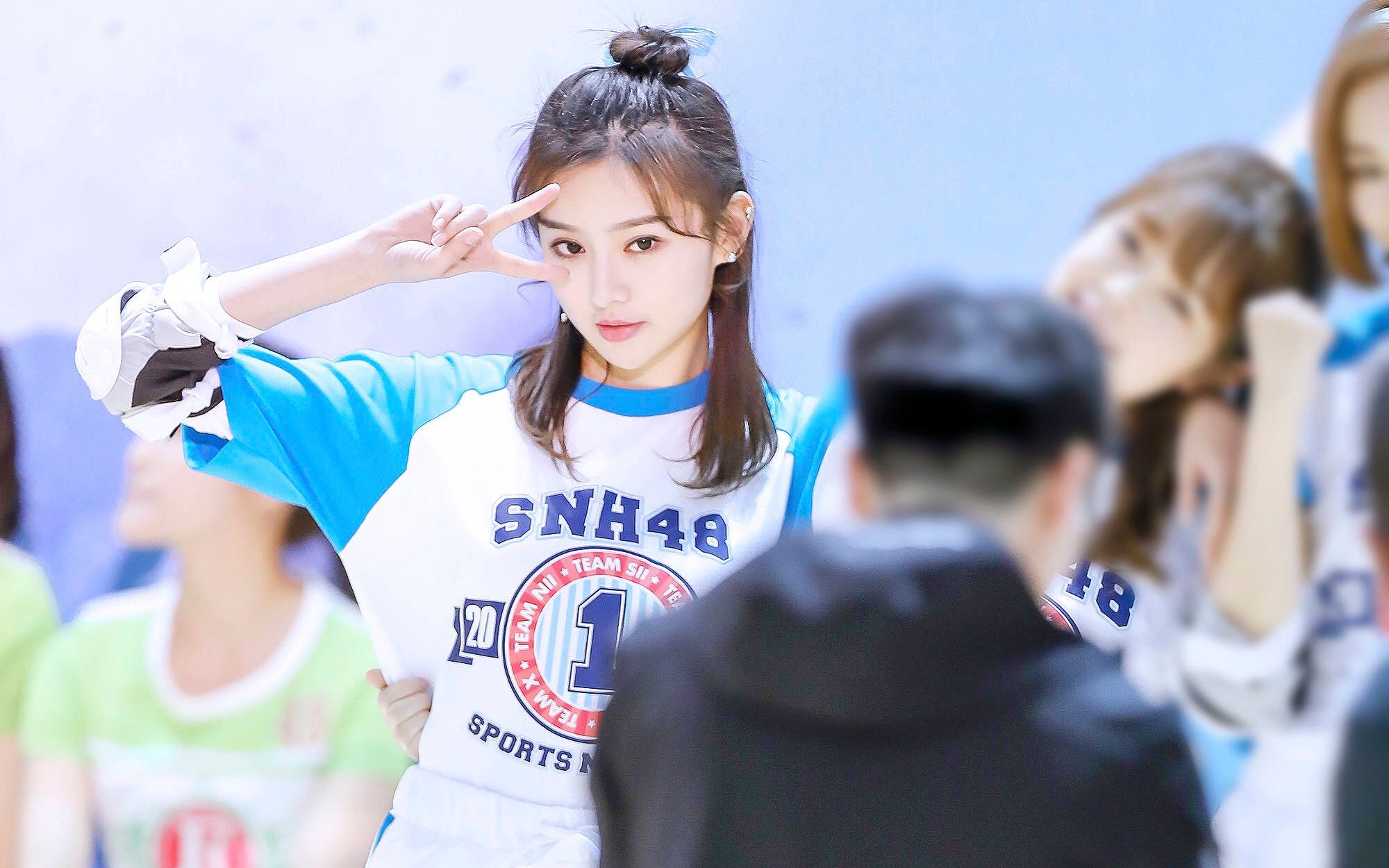 邱欣怡snh48第一届偶像运动会折返跑focus