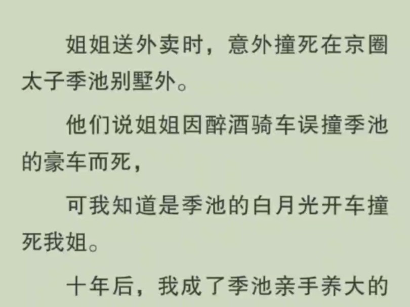 我是京圈太子爷娇养的替身,白月光归来后我成了笑话,可我不在乎,因为我不要他的爱只要他的命哔哩哔哩bilibili