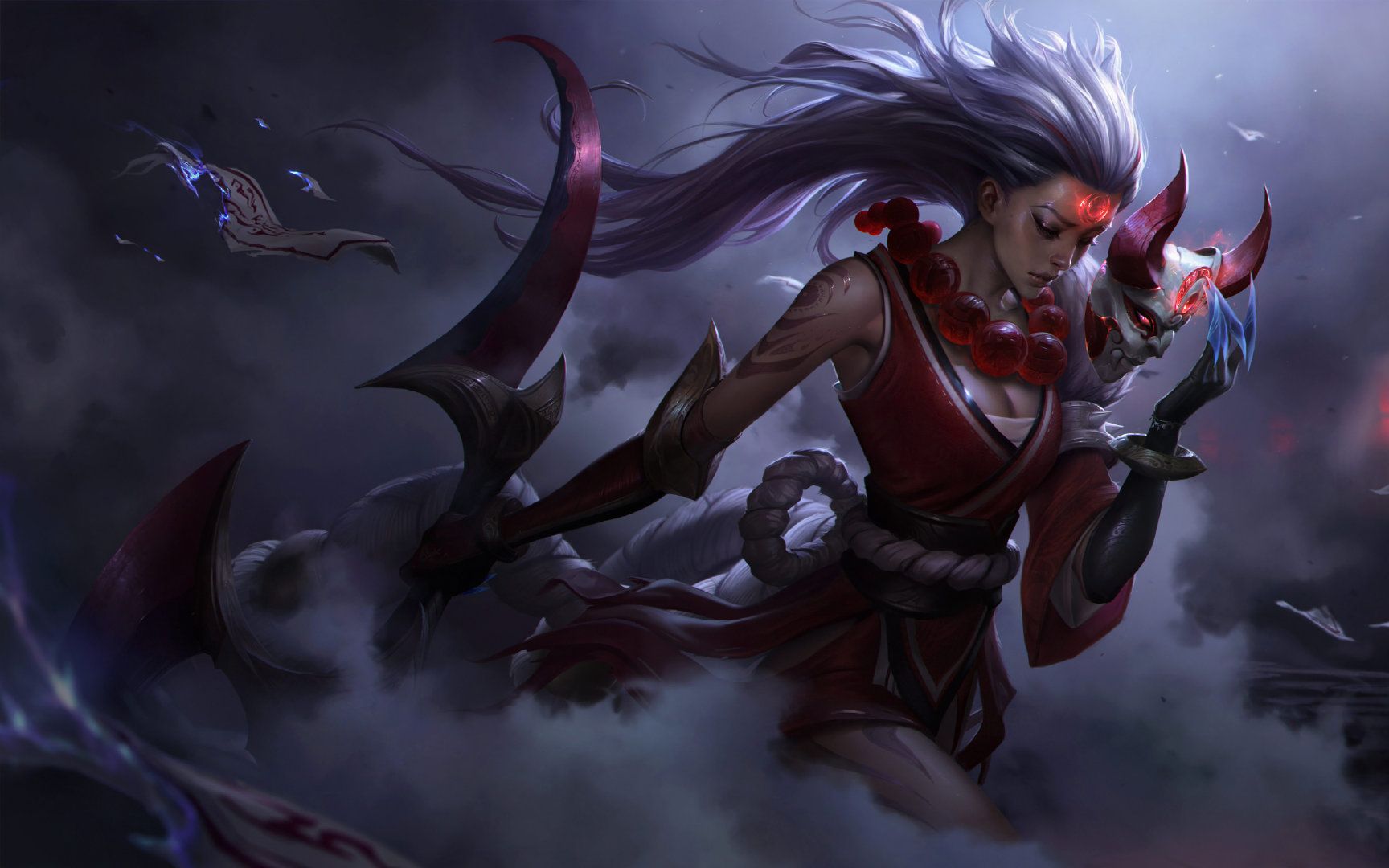 league of legends 腥红之月-戴安娜 皮肤特效1080p60