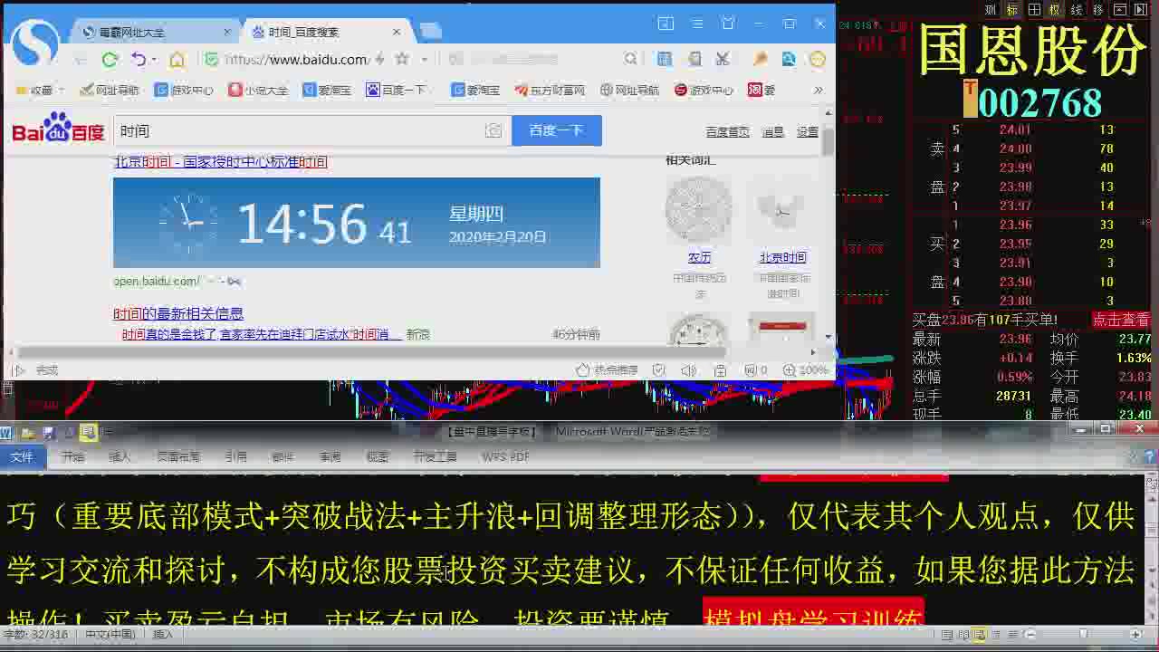 妖股战法 妖股战法总结及实操篇 妖股战法大全视频教程 国恩股份哔哩哔哩bilibili