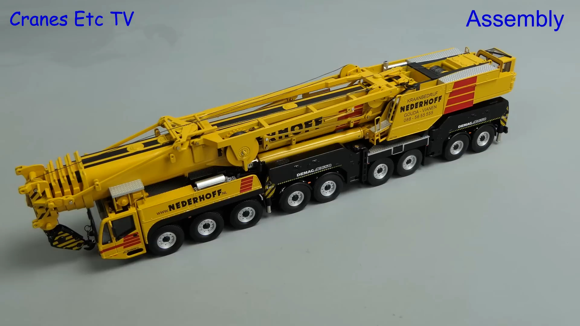 #0159#搬0088模型Cranes Etc TV 之 1/50 IMC Nederhoff 德玛格 Demag AC650 移动式起重机模型哔哩哔哩bilibili