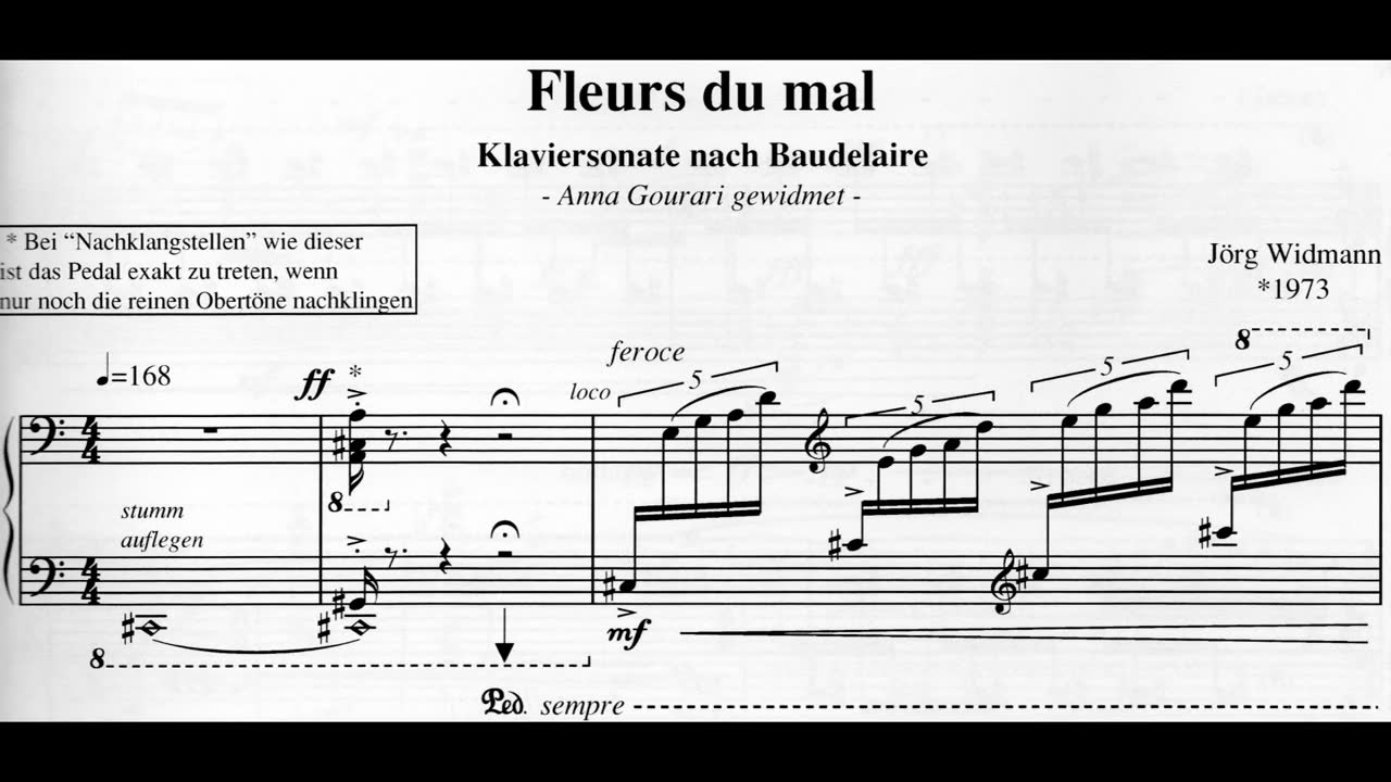 [图]Jörg Widmann: Fleurs du mal — Fabio Romano