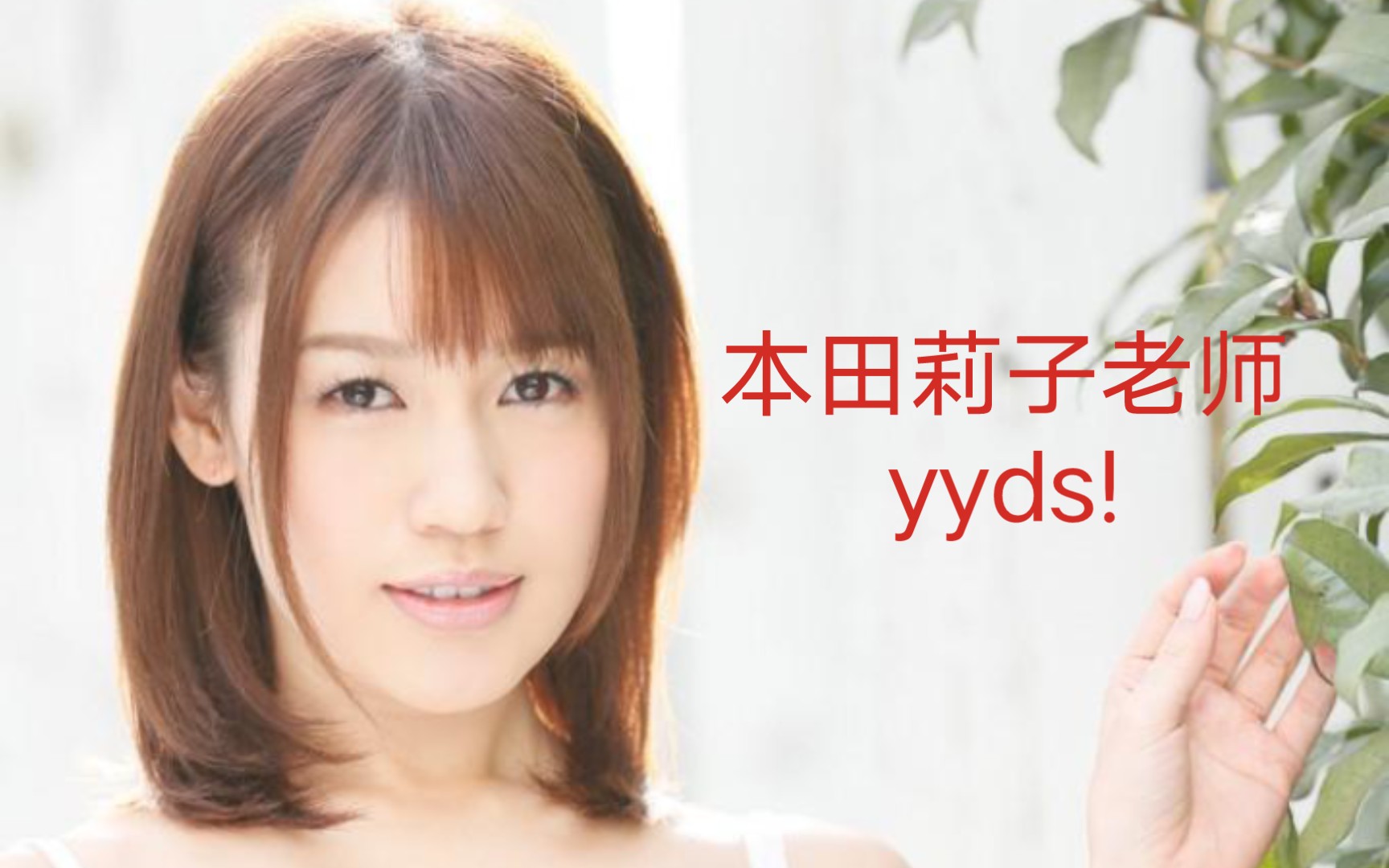 新百位老师系列第二期 本田莉子老师 yyds!哔哩哔哩bilibili