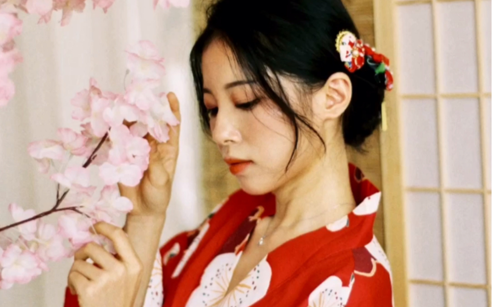 超简单的和服浴衣盘发发型