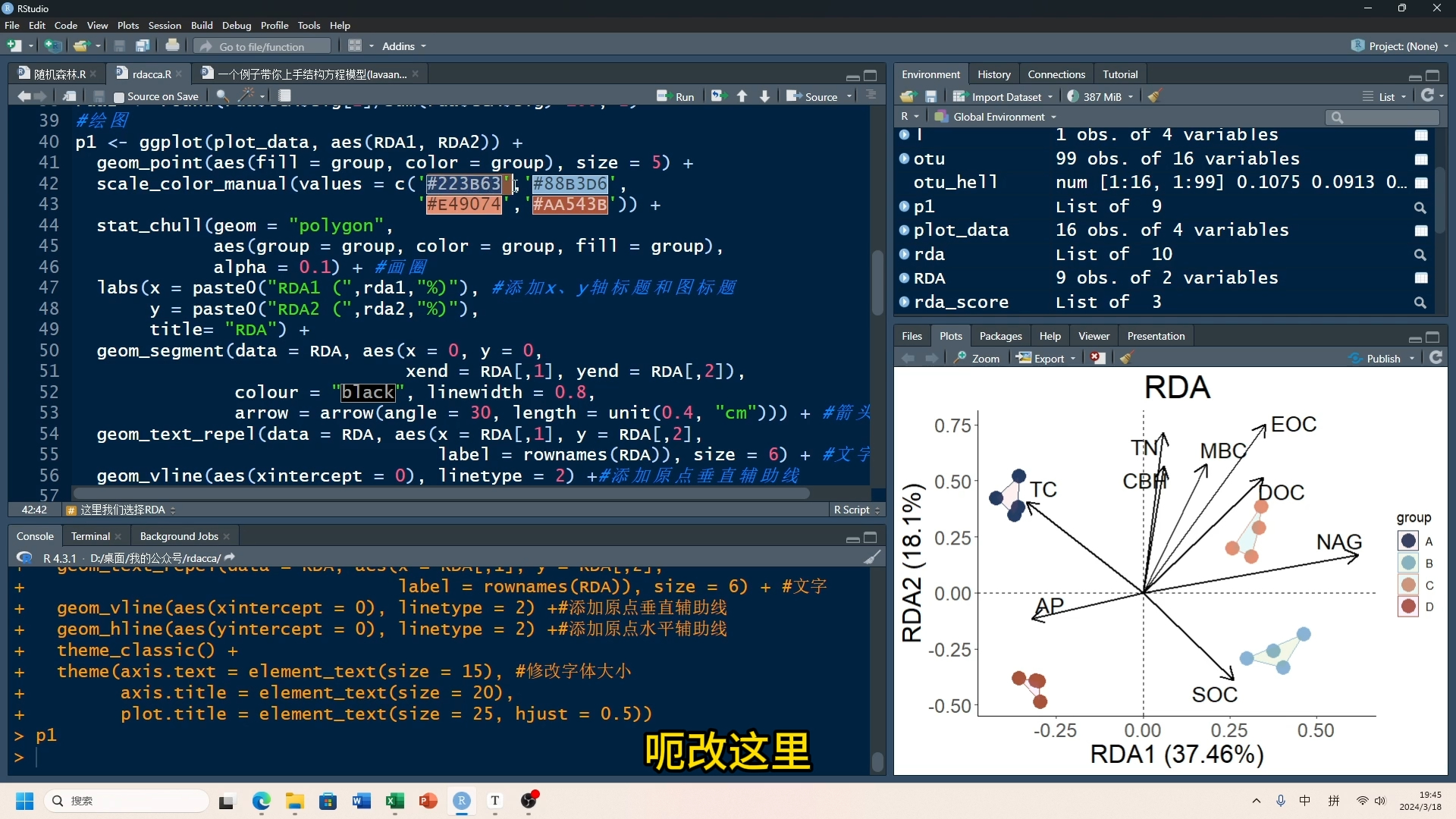 RDA和CCA的选择与作图哔哩哔哩bilibili