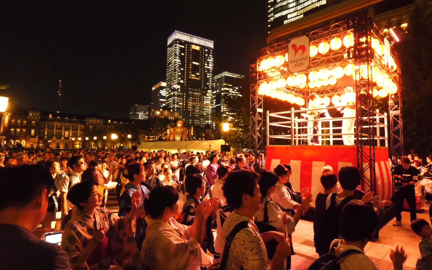 旅鸦搬运第一视角漫步东京丸之内盆踊り大会20188超清日本