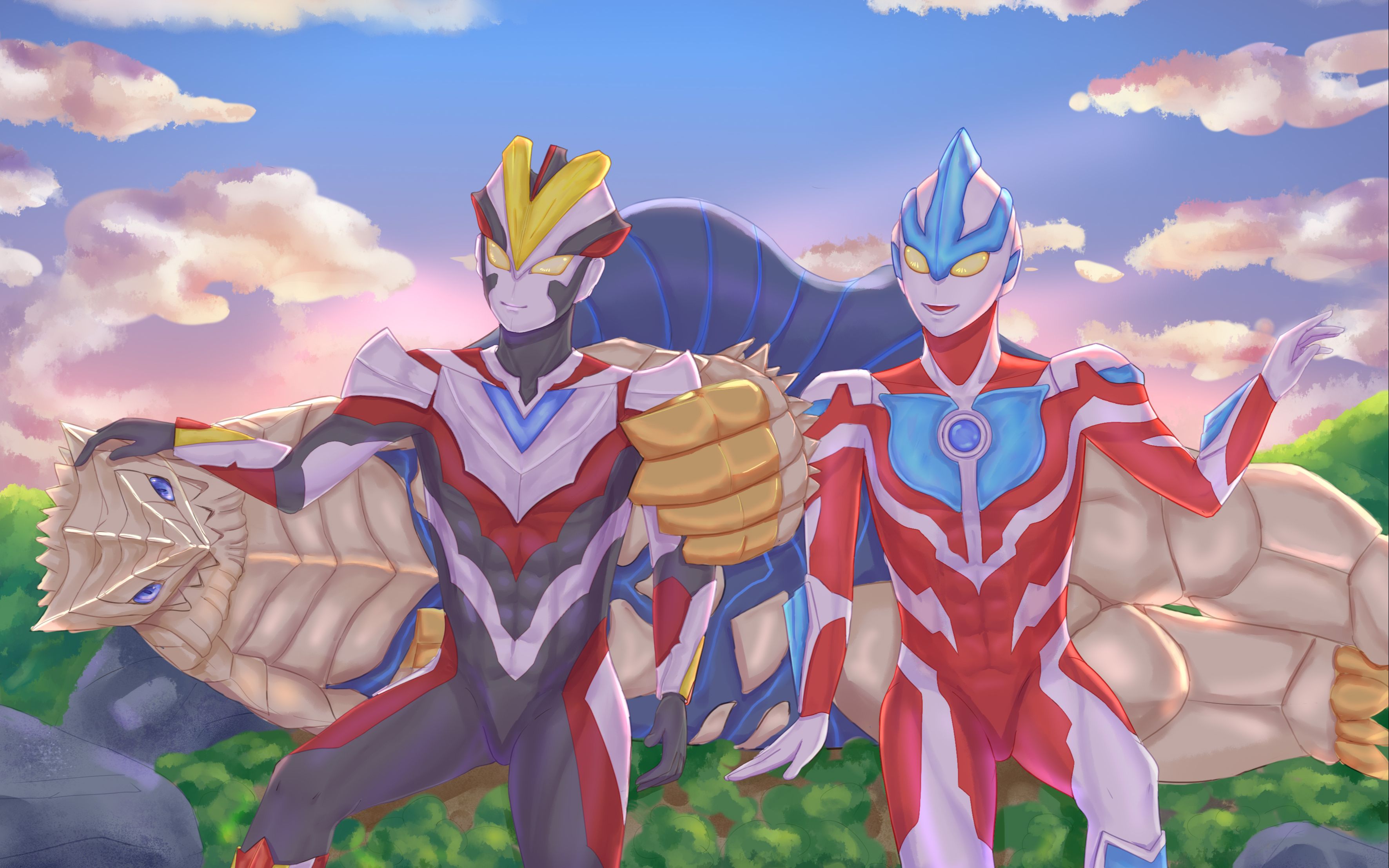 活动  【板绘】银河,维克特利与谢帕顿的一家三口温馨时刻