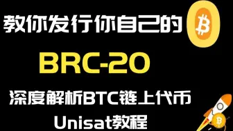 如何发行你自己的BRC20 | Unisat使用教程 | 带你了解BTC链上BRC-20背后的技术原理