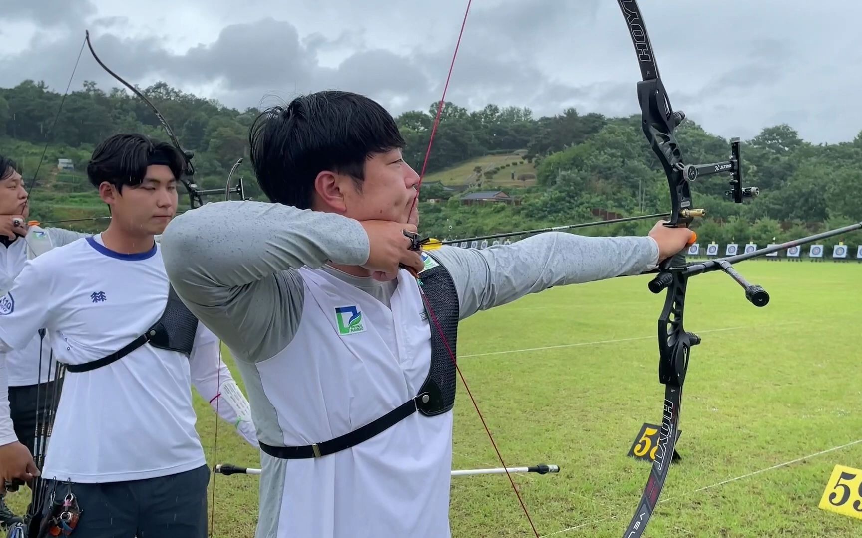 韩国射箭男队 训练vlog