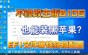 Descargar video: 新手进阶：主板bios:CFG、VT-d、CSM关不了,也能黑苹果 | EFI文件属性终极配置