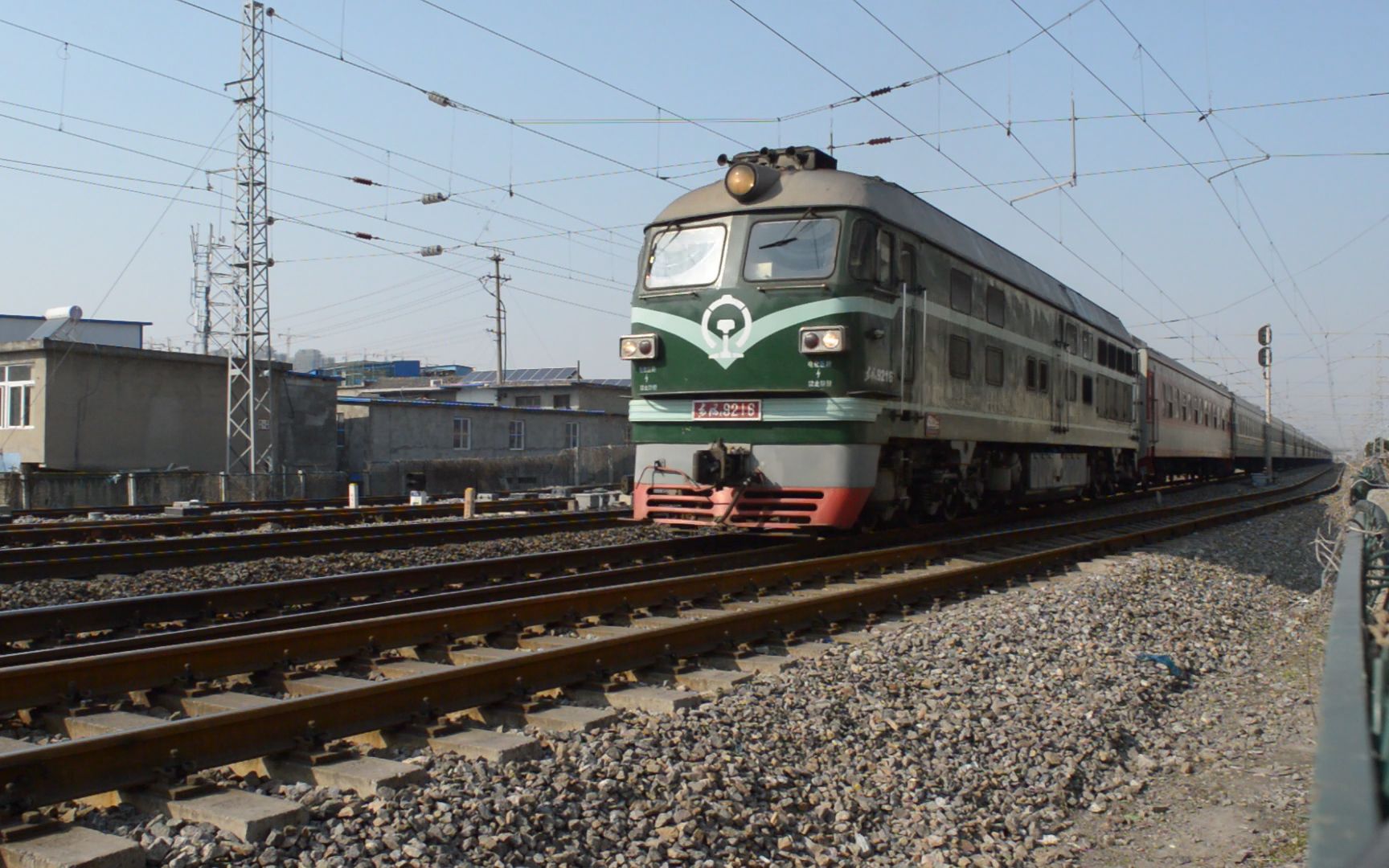 【老视频】上局合段df4d-3041牵引k8586双墩集上行