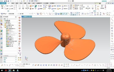 UG12.0 第24节 曲面设计风扇扇叶哔哩哔哩bilibili