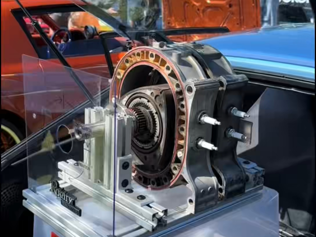 马自达rx7转子发动机!