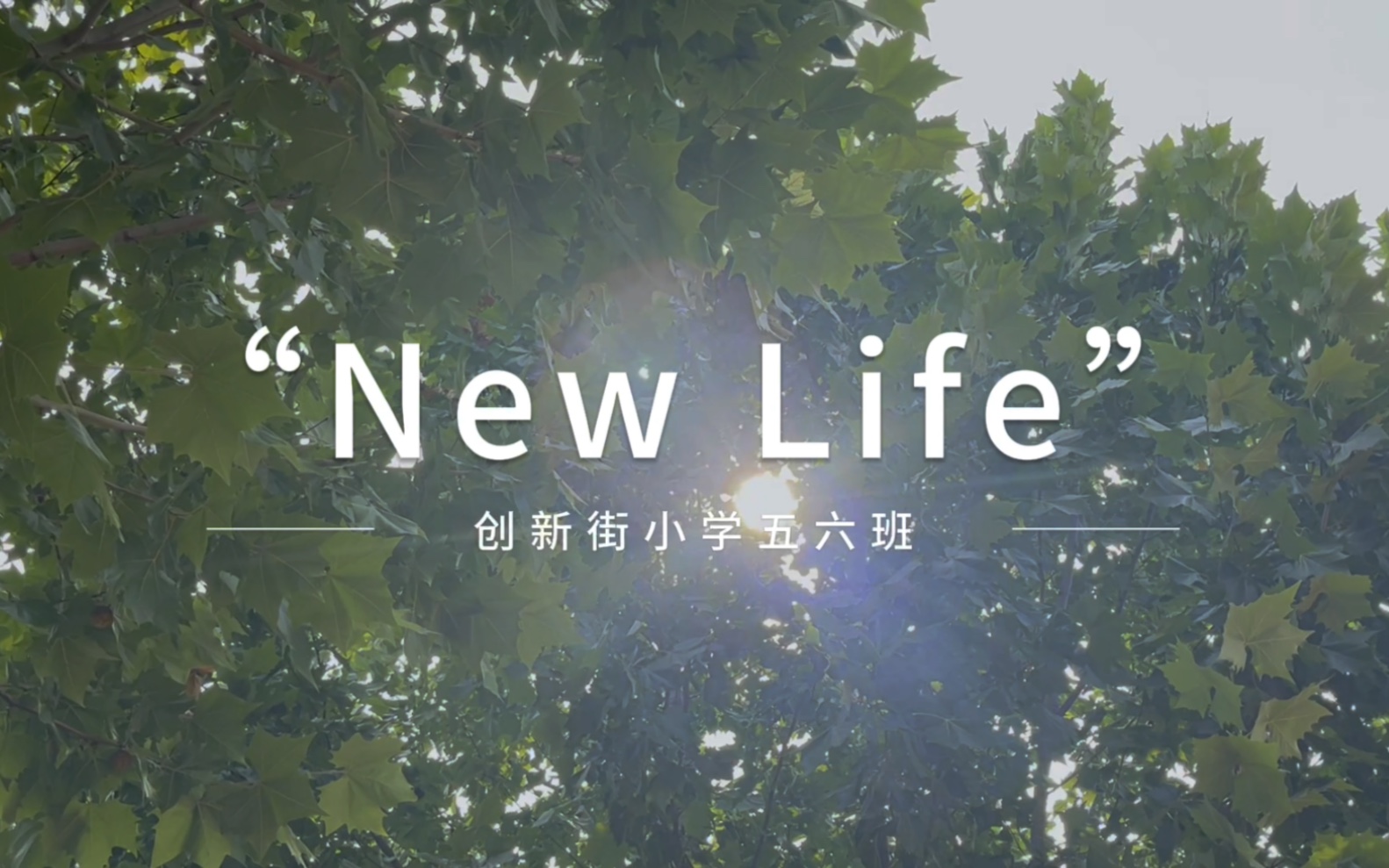 [图]郑州创新街小学校园MV首发！《New Life》，团结、友爱、健康、向上的五六班！