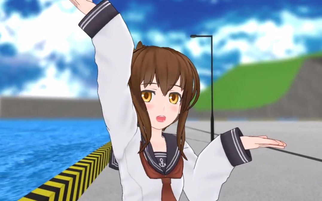 【mmd舰c】电酱 纯洁的未来之景 【模型配布】