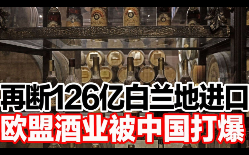 再断126亿白兰地进口,欧盟酒业被中国打爆哔哩哔哩bilibili