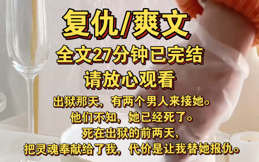 (已完结)他们不知,她已经死了.死在出狱的前两天,把灵魂奉献给了我,代价是让我替她报仇.复仇/爽文/小说推文/网络小说哔哩哔哩bilibili