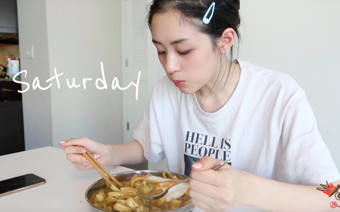 VLOG09/一个人的星期六/享受慢节奏生活!HEALTHY LIFE :P哔哩哔哩bilibili