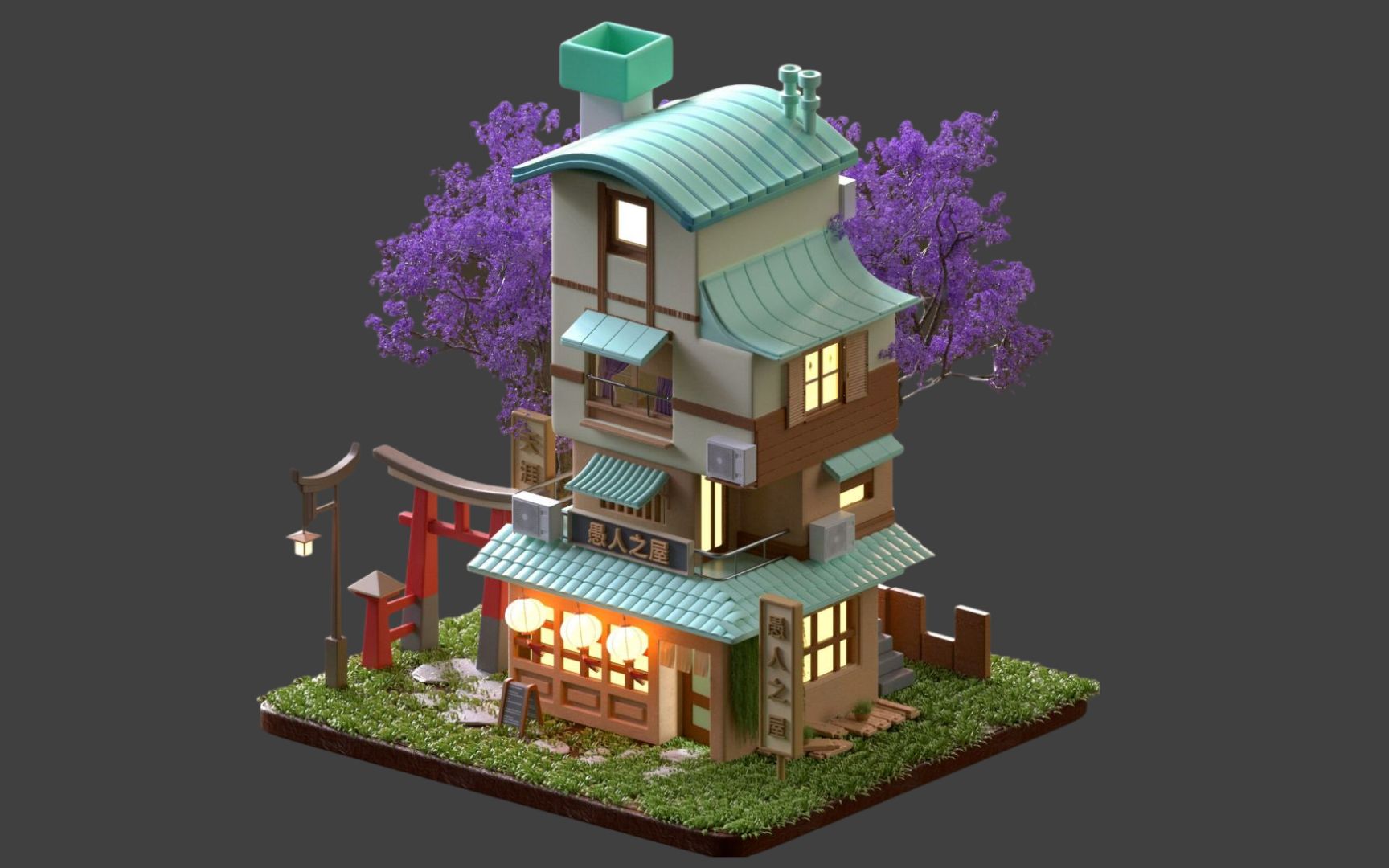 三小时教你从box到模型渲染,超详细次世代场景建模思路讲解!