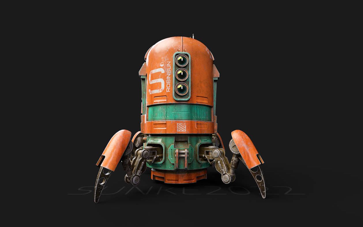 Substance Painter 机器人材质制作练习哔哩哔哩bilibili