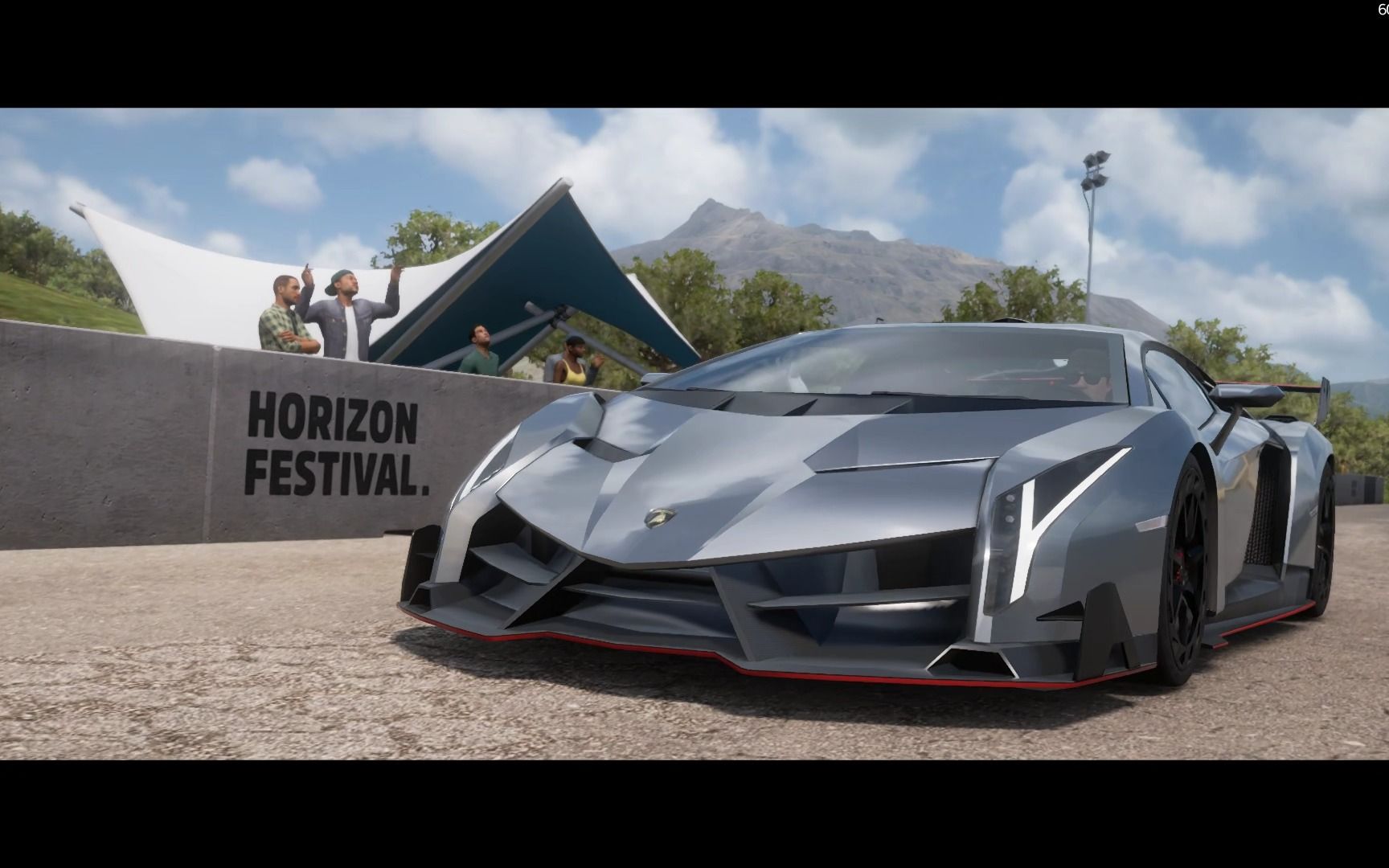 地平线5 公路s2劲敌随跑 兰博基尼毒药lamborghini veneno