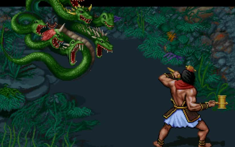 仙剑 土星版 救巫后战水魔兽