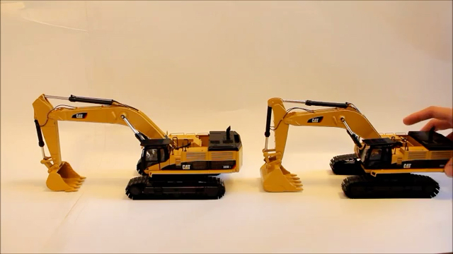 ccm 卡特385c l对比卡特390d lme挖掘机模型(1/48)静态