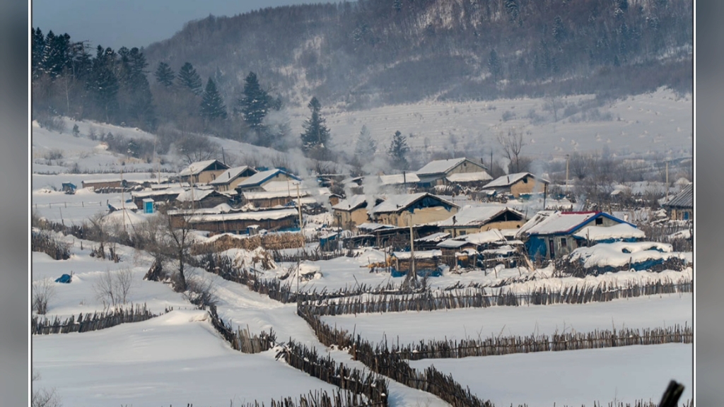 雪景图片冬天真实农村图片