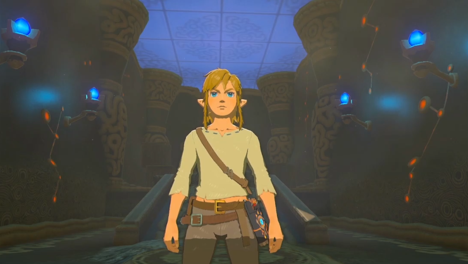 活动  switch游戏 林克出山洞他自由了 塞尔达传说:旷野之息04