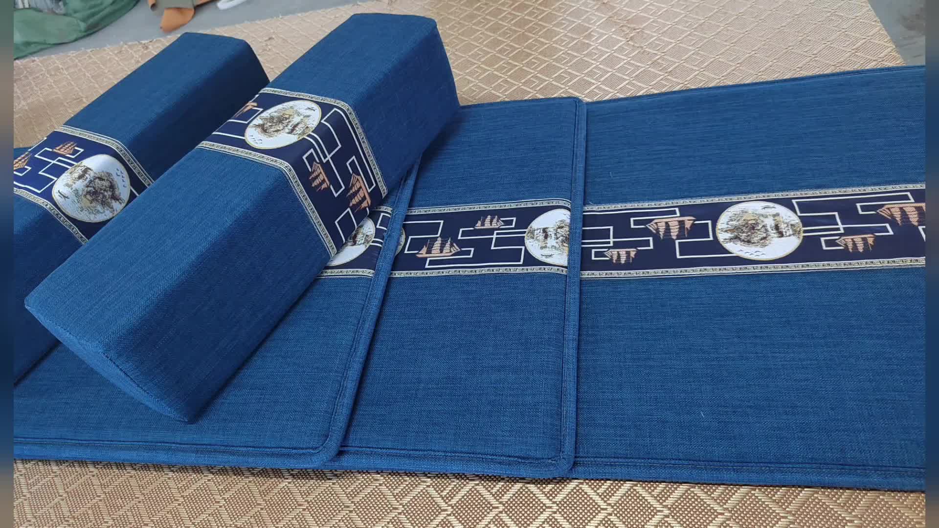 新中式布艺坐垫
