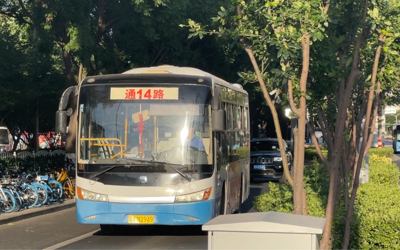 【北京公交】通14路中通通过