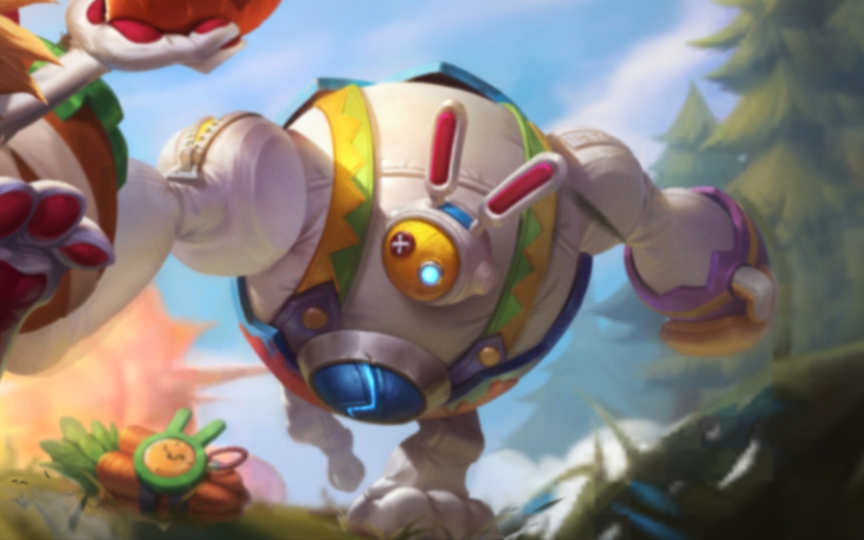 英雄联盟手游皮肤特效展示兔宝宝布里茨